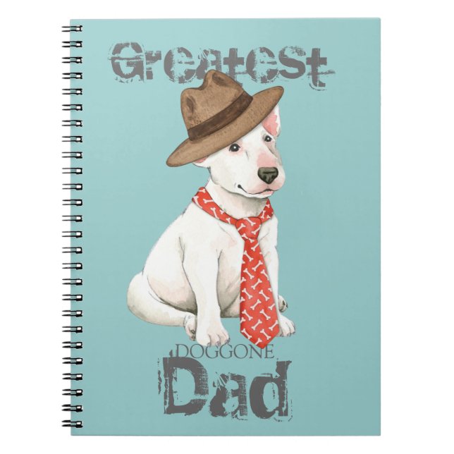 Carnet Bull Terrier Papa (Devant)