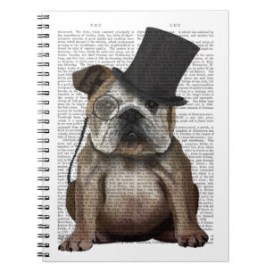 Carnet Bulldog anglais, Formal Hound et Casquette
