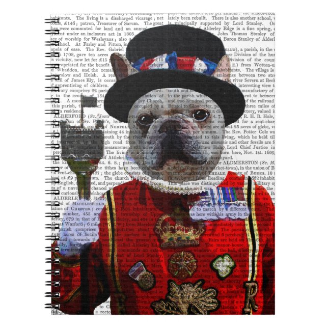 Carnet Bulldog Beefeater (Devant)