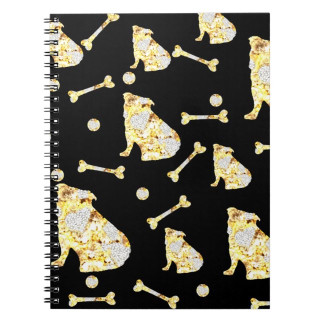 CARNET BULLDOG BLING (Devant)