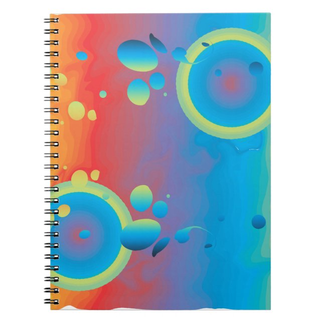 CARNET BULLES COLORÉES (Devant)