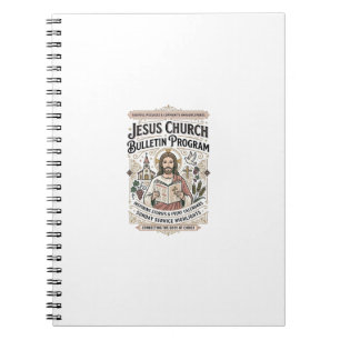 Carnet Bulletin de l'église de Jésus Programme Bulletin d