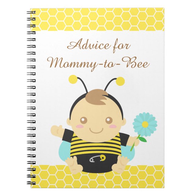 Carnet Bumble Bee Baby, pour maman à venir (Devant)