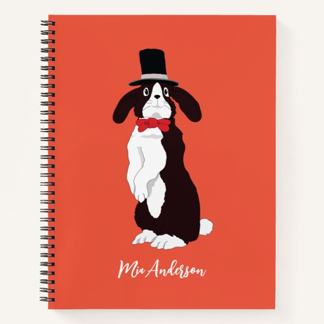 Carnet Bunny Tuxedo (Devant)