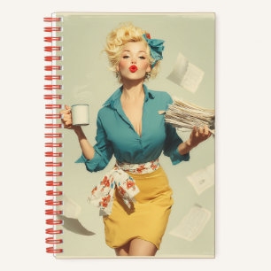 Carnet Bureau Chic Pin-Up Rétro