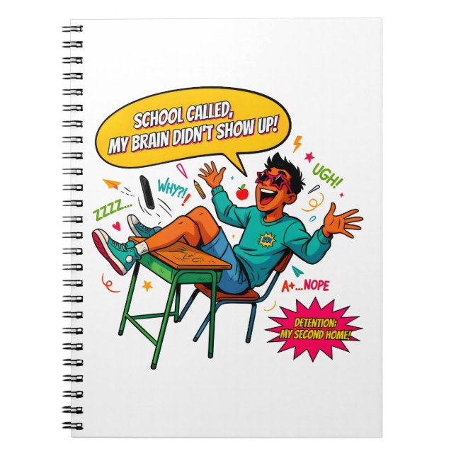 Carnet Bureau d'étude d'esprit absent Humour (Devant)