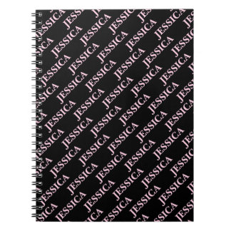 Carnet Bureau Féminin Noms Rose & Noir Fille Gothique