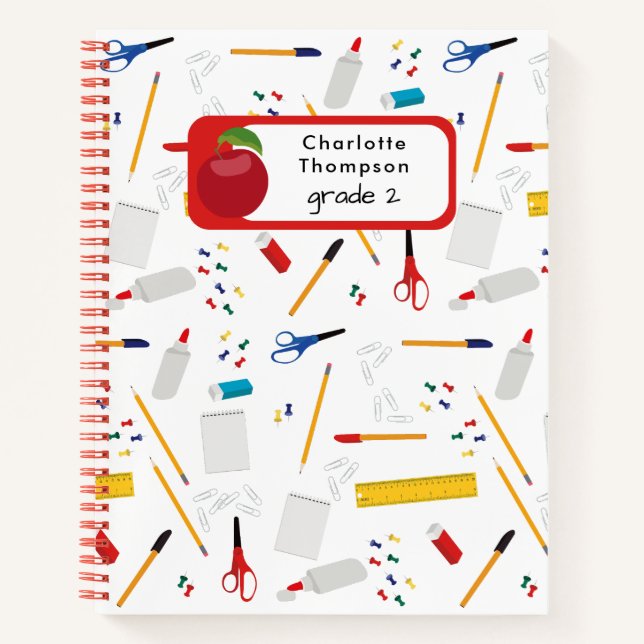 Carnet Bureau scolaire & Artisanat Fournitures Étudiant M (Devant)