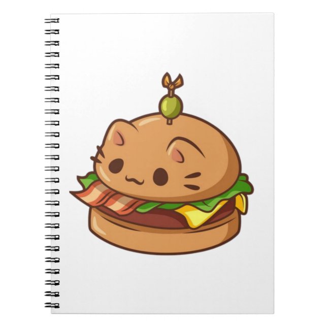Carnet Burger de chat 2 (Devant)