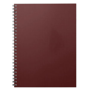 Carnet Burgundy Deep Red Personnalisé
