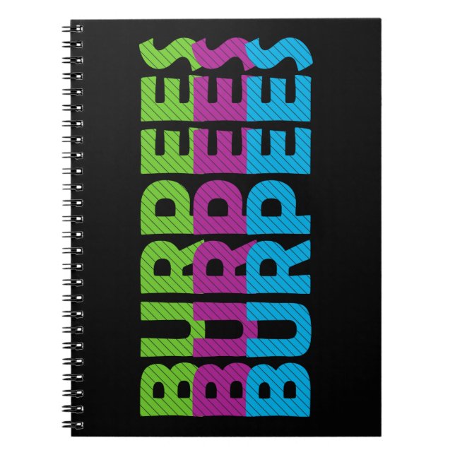 Carnet Burpees (Devant)