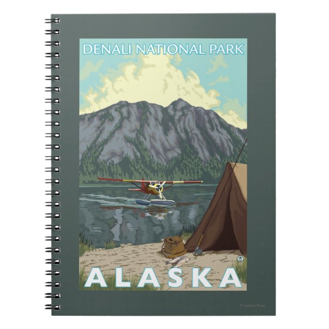 Carnet Bush Plane & Fishing - Denali Nat'l Park, (Devant)