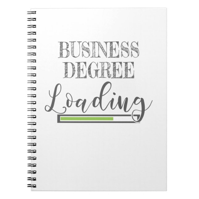 Carnet Business School Student Cadeau Business Degré Load (Devant)