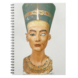 Carnet Buste de la Reine Nefertiti, vue de face, du