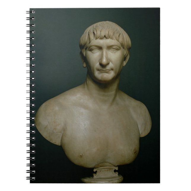 Carnet Buste de portrait d'empereur Trajan (53-117 (Devant)