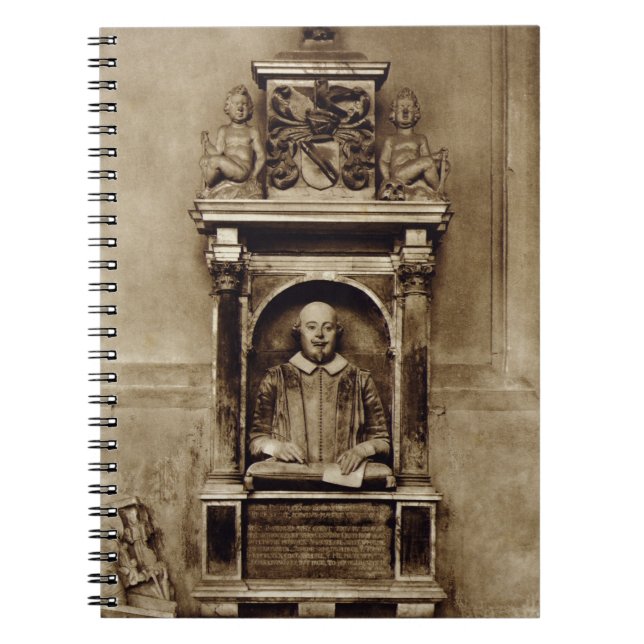 Carnet Buste de William Shakespeare (1564-1616) et (Devant)