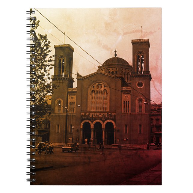 Carnet BW Grèce Athens Church 1970 (Devant)