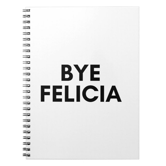 Carnet bye felicia (Devant)