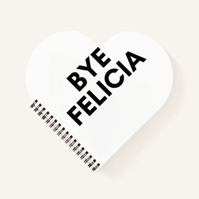 Carnet bye felicia (Devant)