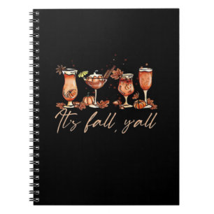 Carnet C’est l’automne Y’all Drôle Citrouille Spice Fall