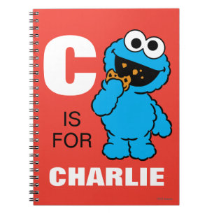 Carnet C est pour Cookie Monster   Ajouter Votre Nom