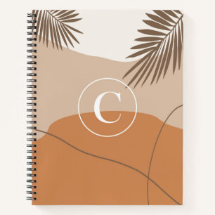 Carnet C - Lettre monographie initiale C Conception abstr