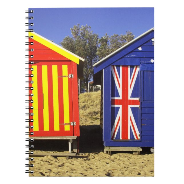 Carnet Cabanons de bain, plage de Middle Brighton, Port 2 (Devant)