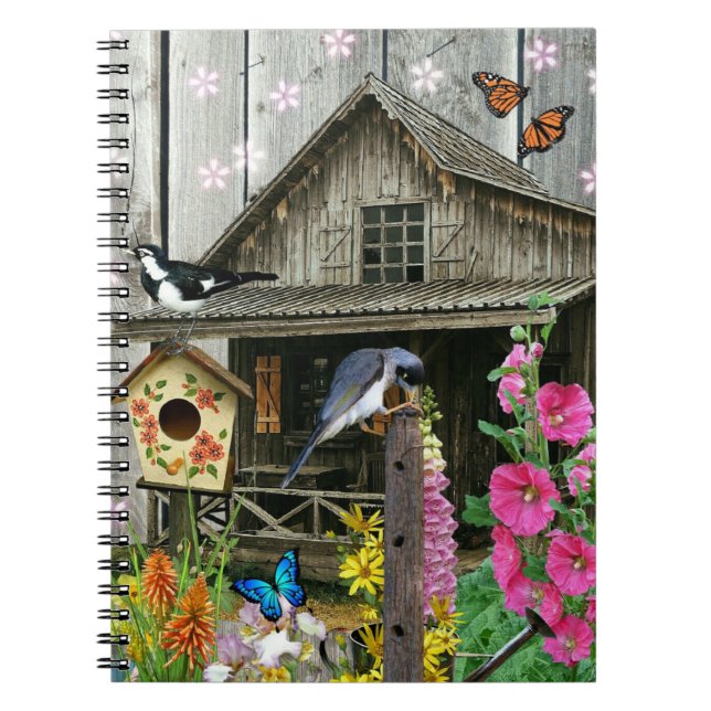 Carnet Cabin flower garden (Devant)