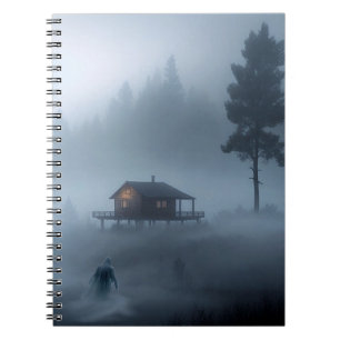 Carnet Cabine de journaux par le lac Haunted