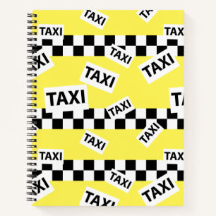 Carnet Cabine de taxi Jaune New York