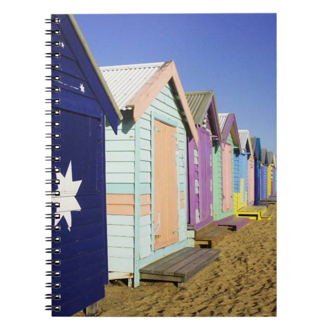 Carnet Cabines de Bain, Plage de Middle Brighton, Port (Devant)