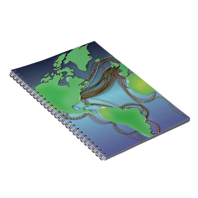 Carnet Câbles mondiaux - Câbles sous-marins (Côté Droit)