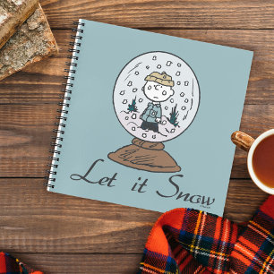 Carnet cacahuètes   Charlie Brown Snow Globe