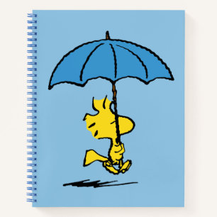 Carnet cacahuètes   Parapluie bleu Woodstock