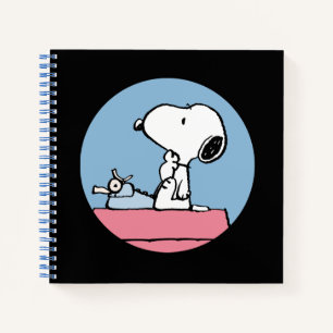 Carnet cacahuètes   Snoopy à la machine à écrire
