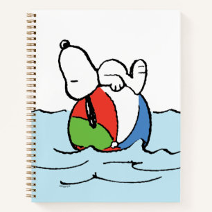Carnet cacahuètes Snoopy Beach Ball Beach