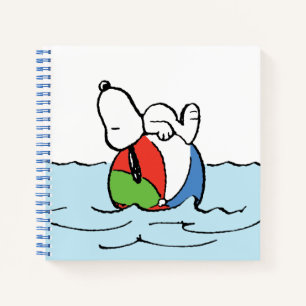 Carnet cacahuètes   Snoopy Beach Ball Beach