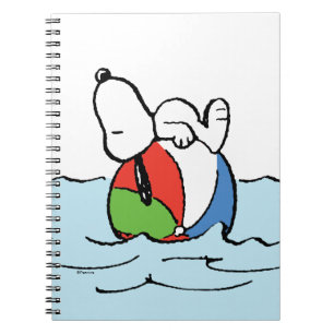Carnet cacahuètes Snoopy Beach Ball Beach