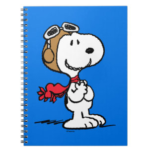 Carnet cacahuètes Snoopy L'As Volant