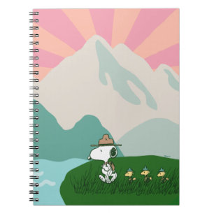 Carnet cacahuètes Snoopy Leader du Pack