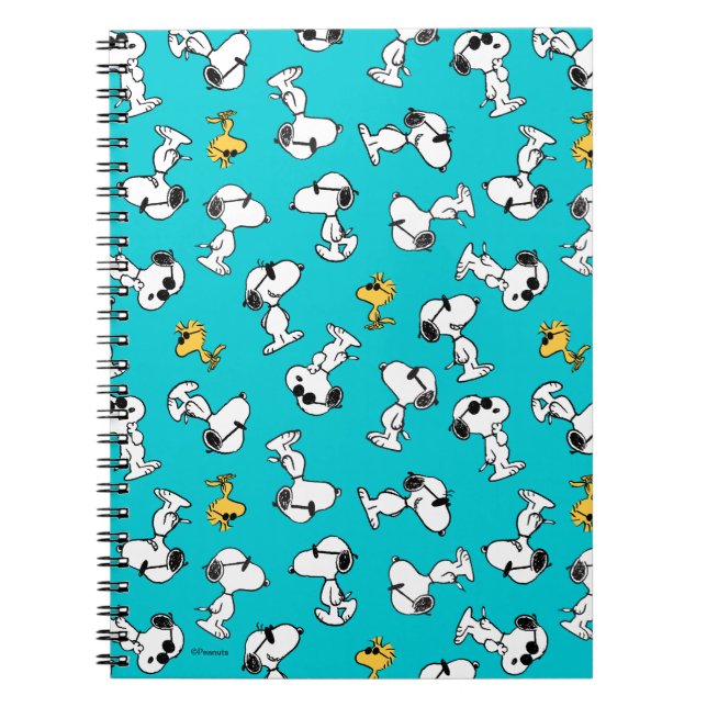 Carnet cacahuètes | Snoopy & Lunettes de soleil Motif (Devant)