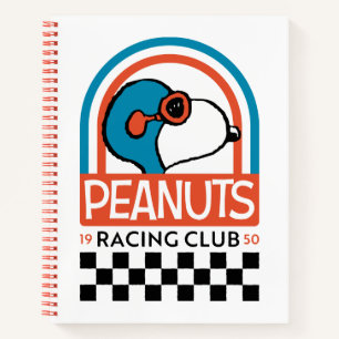 Carnet cacahuètes Snoopy Racing Club