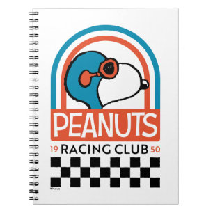 Carnet cacahuètes Snoopy Racing Club