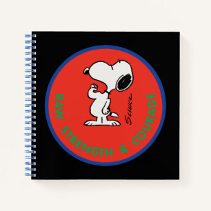 Carnet cacahuètes Snoopy Raw Force & Courage Badge