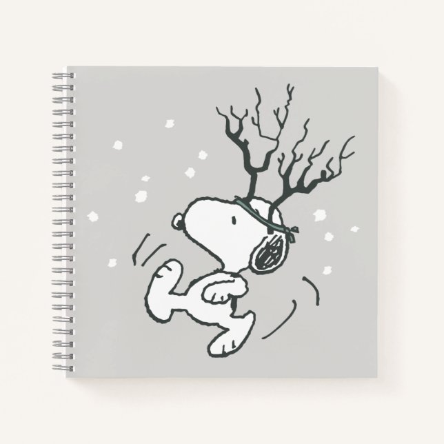 Carnet cacahuètes | Snoopy Reindeer (Devant)
