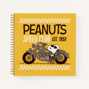 Carnet cacahuètes   Snoopy Speed Club