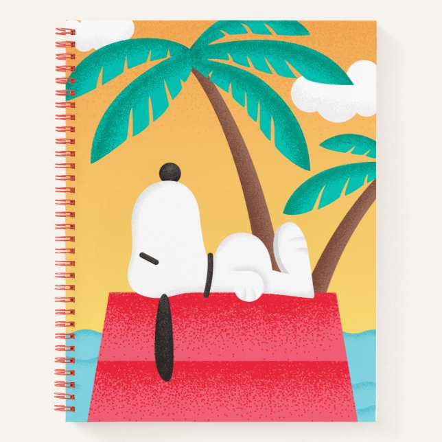 Carnet cacahuètes | Snoopy Tropical Deco Dreams (Devant)