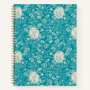 Carnet cacahuètes   Snoopy Turquoise Tropical Beach Motif