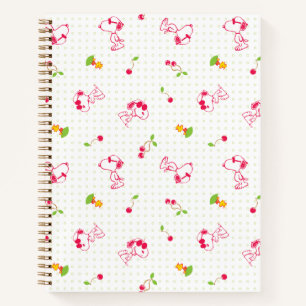 Carnet cacahuètes Snoopy & Woodstock Cherry Motif