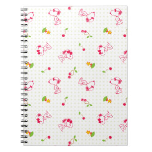 Carnet cacahuètes Snoopy & Woodstock Cherry Motif